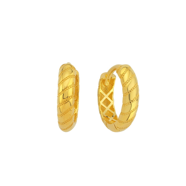 14ct Cimarli Design Burma Gold Earrings