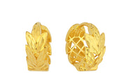 14ct Cimarli Design Wheat Gold Earrings