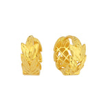Load image into Gallery viewer, 14ct Cimarli Design Wheat Gold Earrings