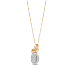Load image into Gallery viewer, 0.42 Karat Baguette Diamond Necklace