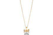 0.42 Karat Baguette Diamond Necklace