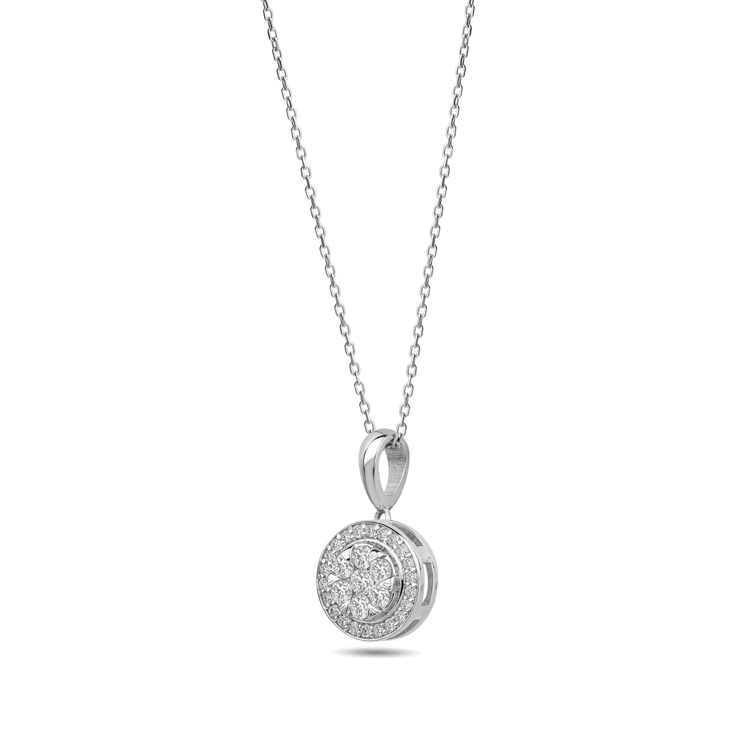 0.32 Karat Design Diamond Necklace