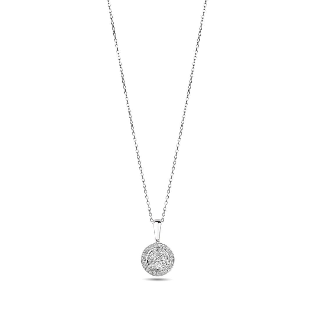 0.32 Karat Design Diamond Necklace
