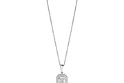 0.26 Karat Baguette Diamond Necklace