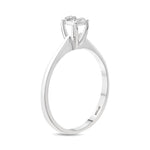 Load image into Gallery viewer, 0.06 Karat EF SI VS Diamond Baguette Ring