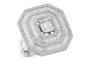 2.35 Karat Baguette Diamond Ring