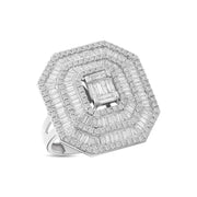 2.35 Karat Baguette Diamond Ring