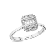 0.26 Karat Baguette Diamond Ring