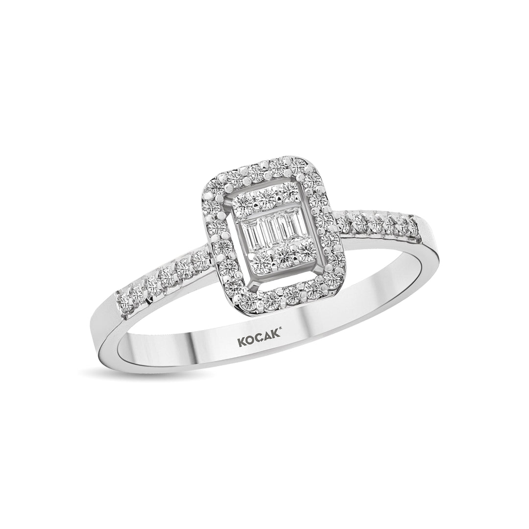 0.23 Karat Baguette Diamond Ring