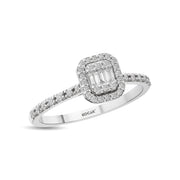 0.29 Karat Baguette Diamond Ring