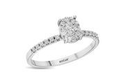 0.27 Karat FG SI Design Diamond Ring
