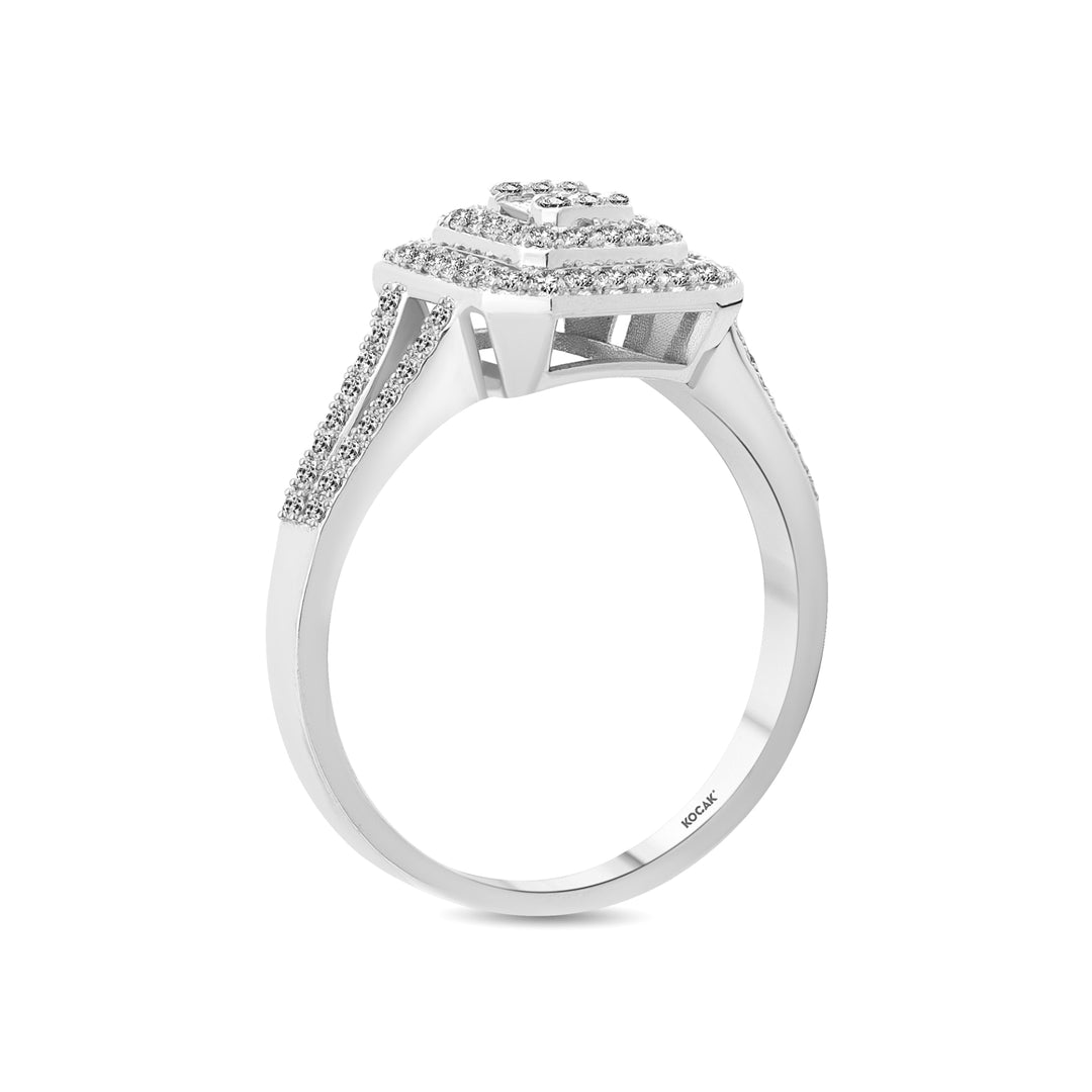0.41 Karat Baguette Diamond Ring