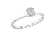 0.12 Karat FG SI Diamond Ring