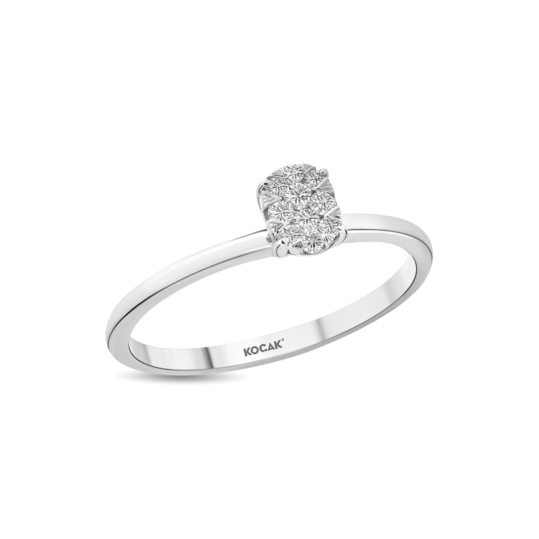 0.12 Karat FG SI Diamond Ring