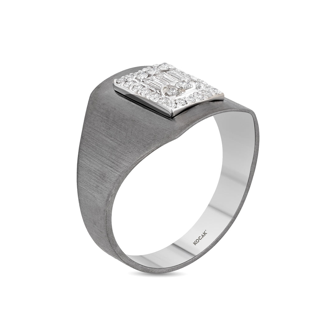 0.27 Karat Design Diamond Men's Ring
