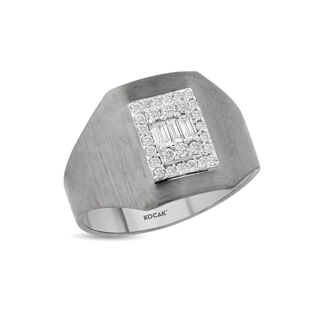 0.27 Karat Design Diamond Men's Ring