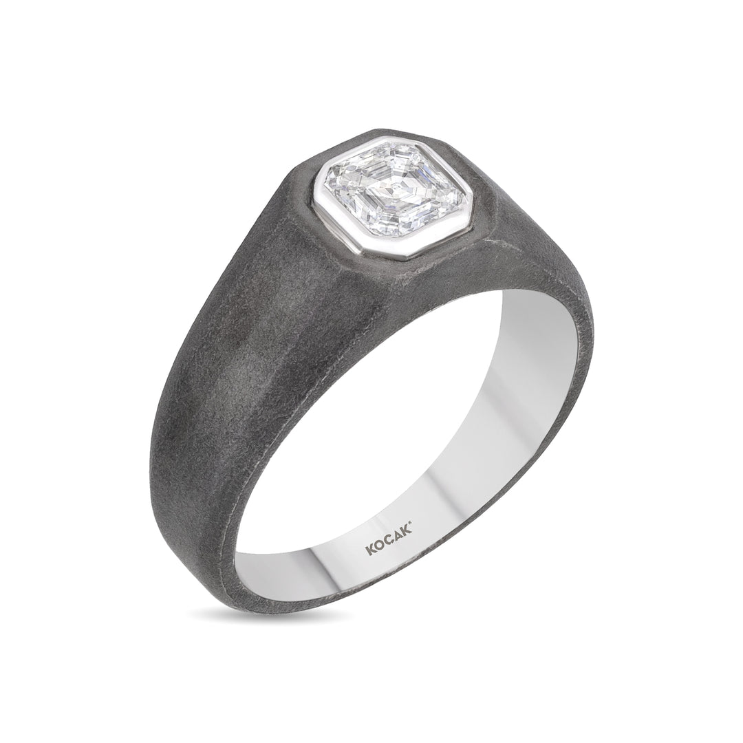 1.04 Karat Diamond Design Men's Ring