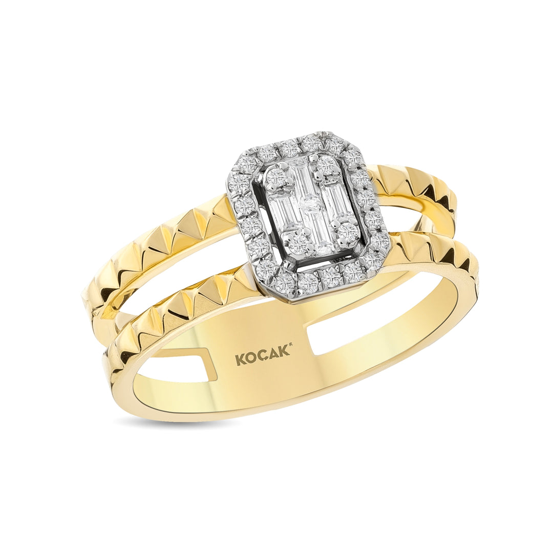 0.22 Karat EF VS Diamond Ring