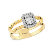 0.22 Karat EF VS Diamond Ring