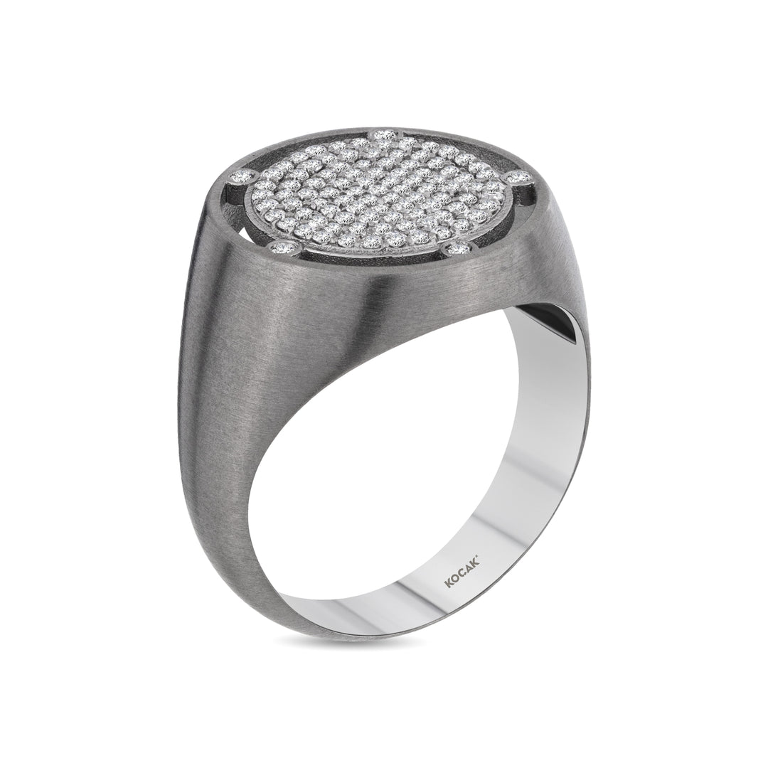 0.52 Karat Design Diamond Men's Ring