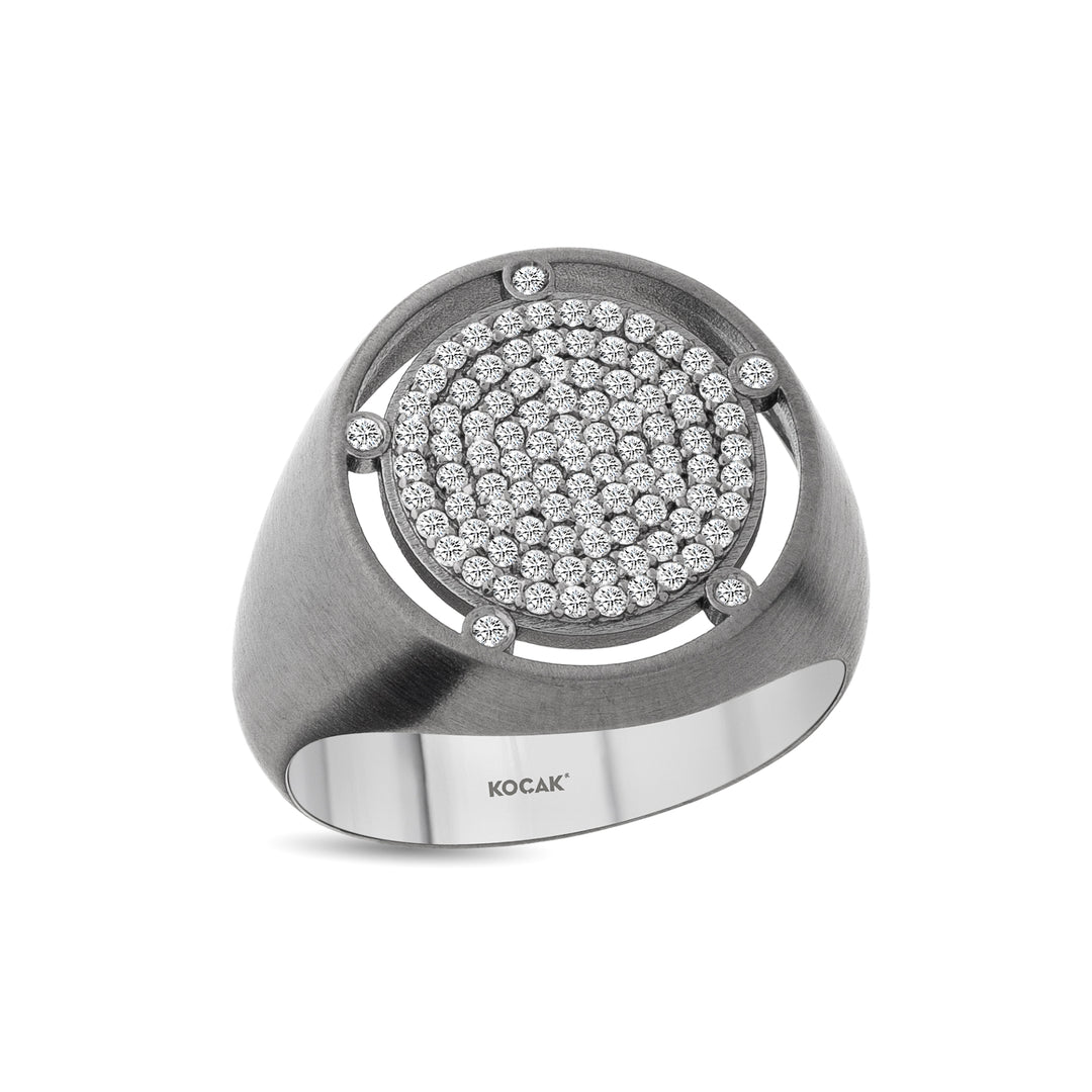 0.52 Karat Design Diamond Men's Ring