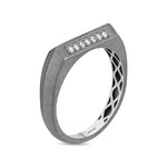 Load image into Gallery viewer, 0.11 Karat Design Diamond Men's Ring