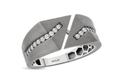 0.20 Karat Diamond Design Men's Ring