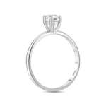 Load image into Gallery viewer, 0.70 Karat FG SI Solitaire Diamond Ring