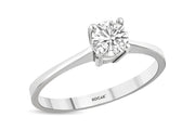 0.30 Karat FG SI Solitaire Diamond Ring