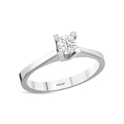 0.52 Karat FG SI Solitaire Diamond Ring