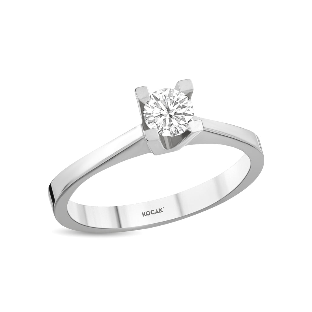 0.33 Karat FG SI Solitaire Diamond Ring