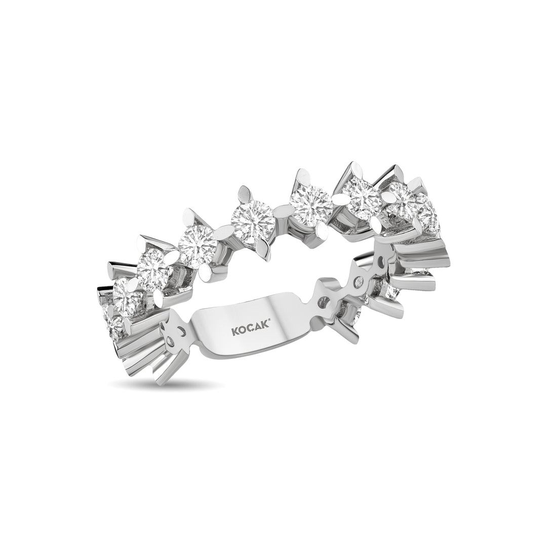 1.65 Karat FG SI Full Eternity Diamond Ring