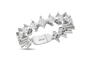 0.81 Karat FG SI Full Eternity Diamond Ring