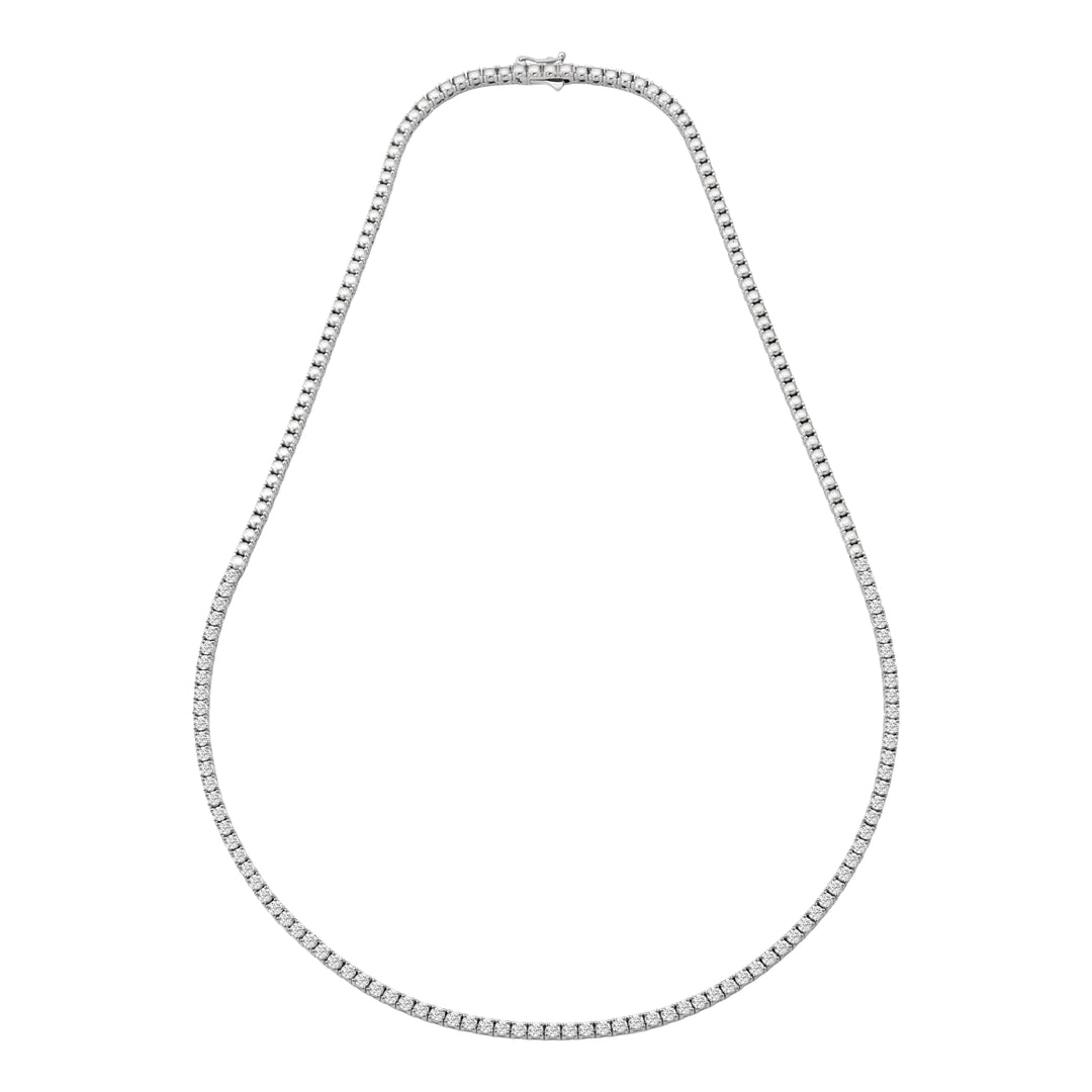 6.54 Karat Tennis Diamond Necklace
