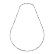 6.54 Karat Tennis Diamond Necklace