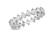 0.61 Karat FG SI Full Eternity Diamond Ring