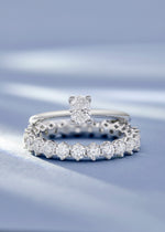 Load image into Gallery viewer, 0.80 Karat FG SI Full Eternity Diamond Ring