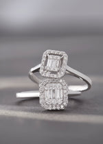 Load image into Gallery viewer, 0.26 Karat Baguette Diamond Ring