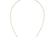 14ct Tri-Colour Dorika Design Paperclip Gold Necklace