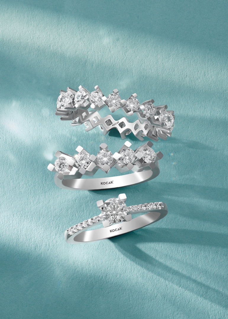 1.50 Karat FG SI Full Eternity Diamond Ring