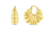 14ct Cosmos Design Gold Earrings