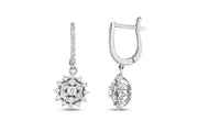 0.81 Karat GH SI Diamond Earrings