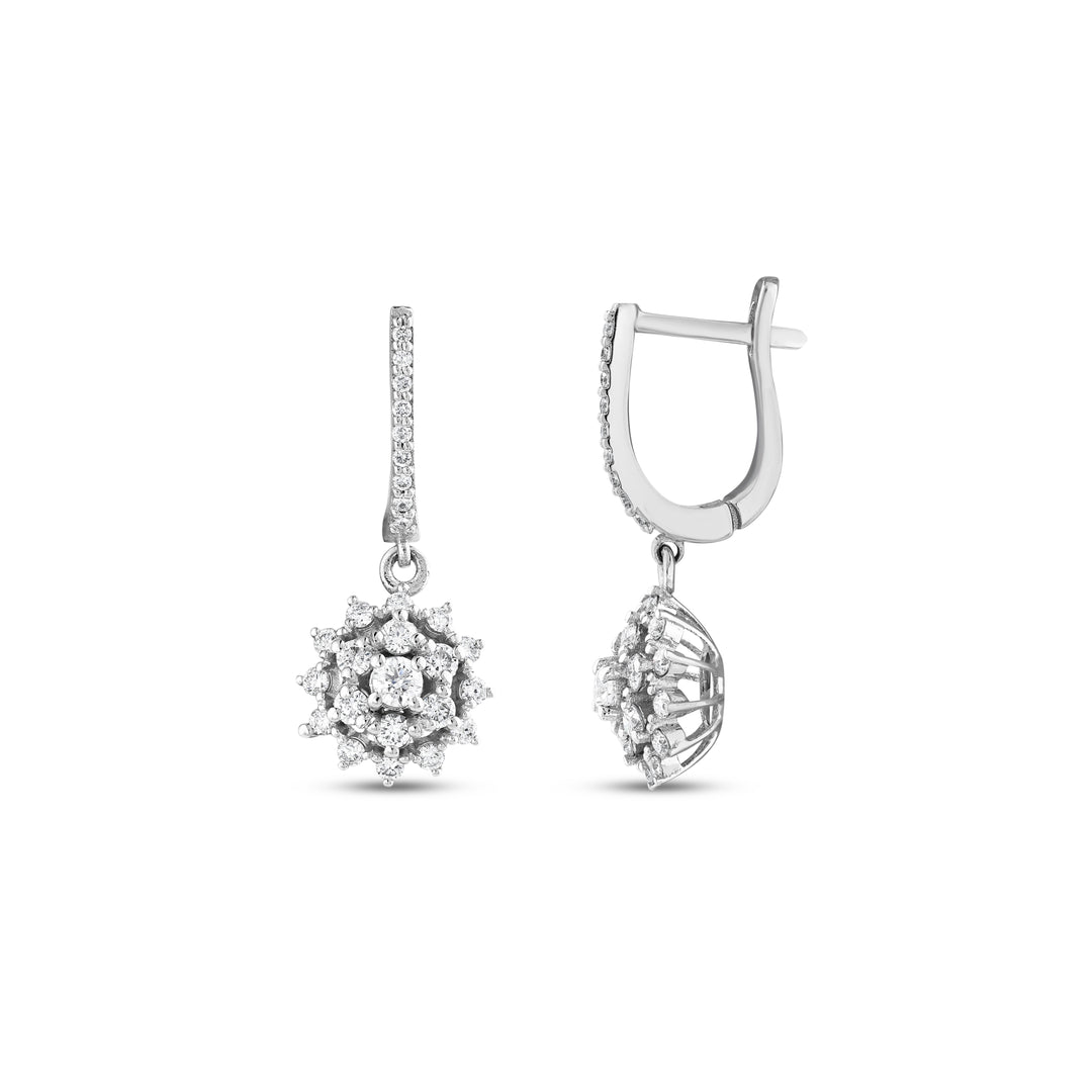 0.81 Karat GH SI Diamond Earrings