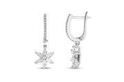 0.91 Karat Diamond Earrings