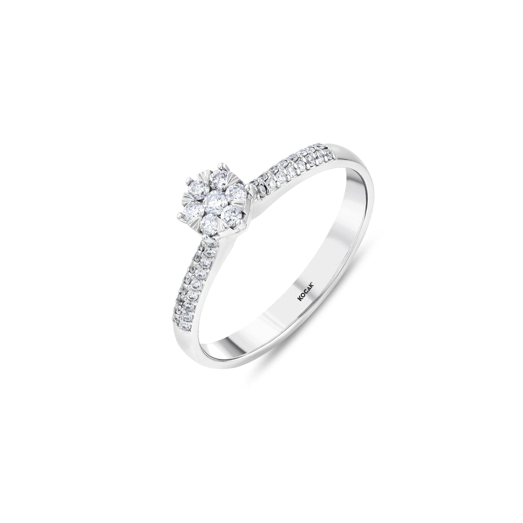 0.21 Karat FG SI Diamond Ring