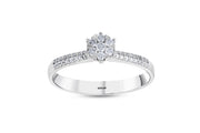 0.21 Karat FG SI Diamond Ring