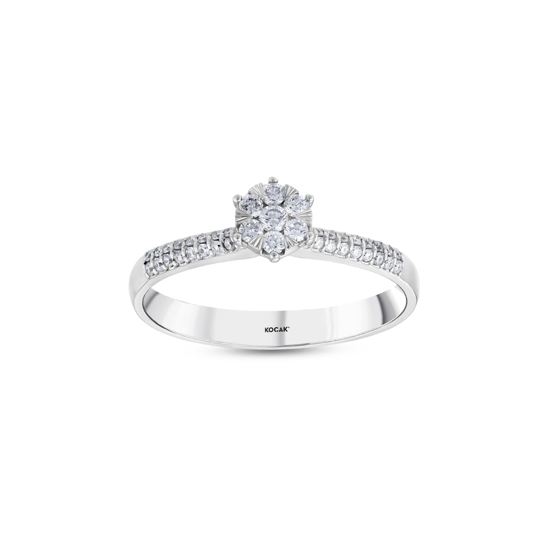 0.21 Karat FG SI Diamond Ring