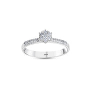 0.21 Karat FG SI Diamond Ring