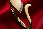14ct Kleopatra Design Cuff Gold Bracelet