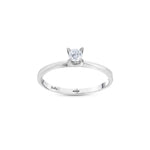 Load image into Gallery viewer, 0.15 Karat Heart Detail Besties Solitaire Diamond Ring